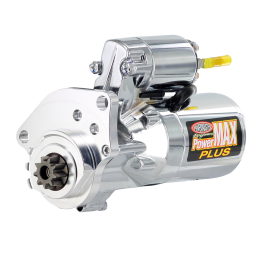 Str, PowerMAX Plus Mopar [SB & BB] w/billet blk Hemi V8 1965-'87 14:1 Chrome