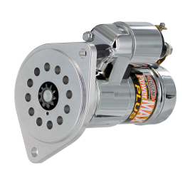 Str, PowerMAX Plus Mini Ford [SB] w/billet blk 2 Ear Mtg All M/T w/164T Flyw 3/8" Depth 11:1 Chrome