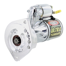 Str, Ultra Ford [SB] w/billet blk 2 Ear Mtg All M/T w/164T Flyw 3/8" Depth 2.5kw Chrome