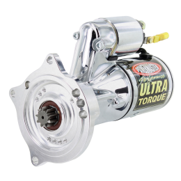 Str, Ultra Ford [BB] FE w/billet blk 3 Ear Mtg 1963 1/2, 1965 & UP 184T Flyw 2.5kw Chrome