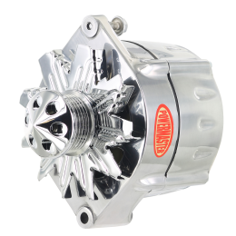 Alt, GM 12SI Polish 100A Smooth Look™ 6 grv Pulley, & Cone 1 or 3 Wire