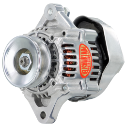 Alt, Denso Race 100mm Polish 75A 12 Volt with 5.4" Mount 1-Wire