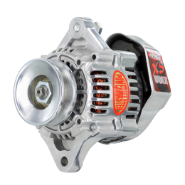 Alt, Denso Race 100mm Polish 75A XS Volt™ with 5.4" Mount