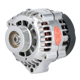 Alt, GM CS130D Polish 120A 6 grv Pulley, Offset Left Mtg 1-Wire