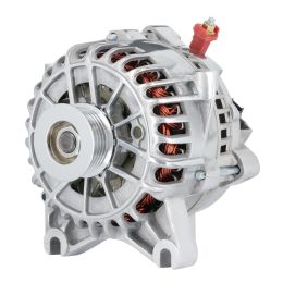Alt, Ford 6G Polish 140A 6 grv Pulley, Large Frame V Mtg I-FR-A VR