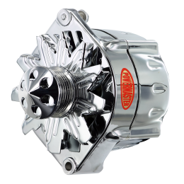 Alt, GM 12SI Chrome 150A Smooth Look™ 6 grv Pulley, & Cone 1 or 3 Wire