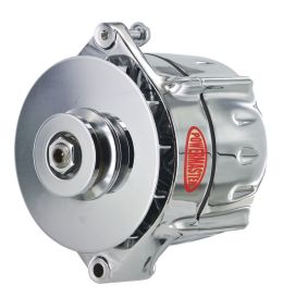 Alt, GM 12SI Chrome 150A Smooth Look™ 1V Pulley, & Baffle 1 or 3 Wire