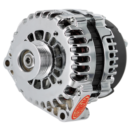 Alt, GM AD244 Chrome 220A 6 grv Pulley, w/2 pin FR-L VR