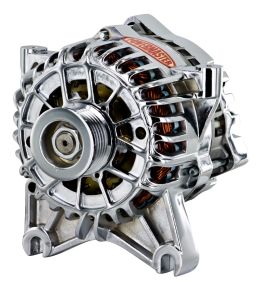 Alt, Ford 6G Chrome 140A 6 grv Pulley, Large Frame V Mtg I-D-A VR