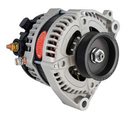 Alt GM HPR LF Denso Natural 250A Corvette 3" 6 grv Under Drive Pulley 16.8 Preset Voltage