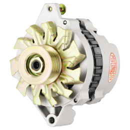 Alt, GM CS130 Natural 140A 6 grv Pulley, Str, Mtg 6.61" Side BAT Post 1-Wire or OE Hookup