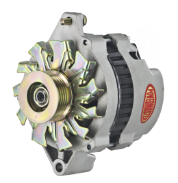 Alt, GM CS130 Natural 140A 6 grv Pulley, Str, Mtg 6.61" Unthreaded Mtg Ear 1-Wire or OE Hookup