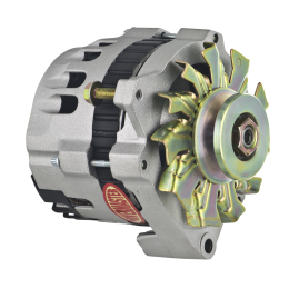 Alt, GM CS130 Natural 140A 1V Pulley, Offset Left Mtg 1-Wire or OE Hookup