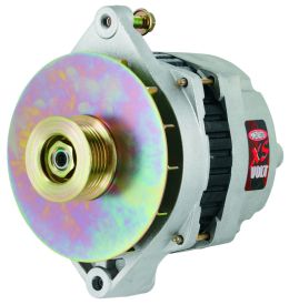 Alt, GM CS144 Natural 200A XS Volt™ 6 grv Pulley/Baffle Str, Mtg Threaded Mtg Ear for Corvette etc
