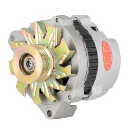 Alt, GM CS130 Natural 140A 6 grv Pulley, Offset Left Mtg Unthreaded Mtg Ear 1-Wire or OE Hookup
