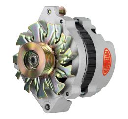 Alt, GM CS130 Natural 105A 6 grv Pulley, Str, Mtg 6.14" Unthreaded Mtg Ear 1-Wire or OE Hookup