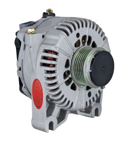 Alt, Ford 4G Natural 200A 6 grv Clutch Pulley, V Mtg I-D-A VR