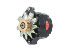 Alt, GM 12SI Black 150A 6 grv Pulley, 1 or 3 Wire