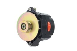 Alt, GM 12SI Black 150A 6 grv Pulley, & Baffle 1 or 3 Wire