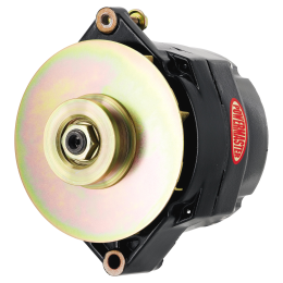 Alt, GM 12SI Black 150A 1V Pulley, & Baffle 1 or 3 Wire
