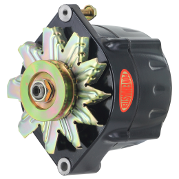 Alt, GM 12SI Black 150A Smooth Look™ 1V Pulley, 1 or 3 Wire