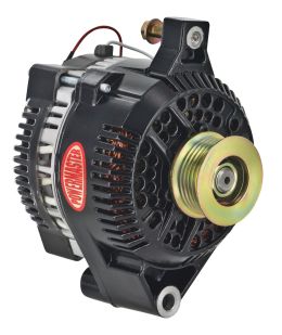Alt, Ford 3G Black 155A 6 grv & 1V Pulley, Small Frame Str, Mtg 1-Wire