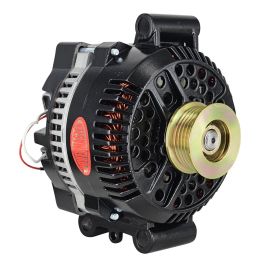 Alt, Ford 3G Black 140A 6 grv Pulley, Large Frame Transverse Mtg 1-Wire