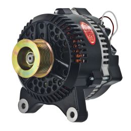 Alt, Ford 3G Black 200A 8 grv Pulley, Large Frame V Mtg 1-Wire