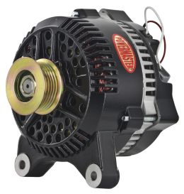 Alt, Ford 3G Black 200A 6 grv Pulley, Large Frame V Mtg 1-Wire