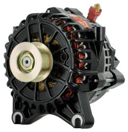 Alt, Ford 6G Black 200A 6 grv Pulley, Large Frame V Mtg I-FR-A VR