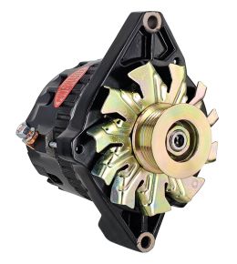 Alt, GM CS130 Black 140A 6 grv Pulley, Str, Mtg 7.24" 1-Wire or OE Hookup