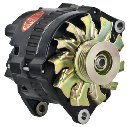 Alt, GM CS130 Black 140A 6 grv Pulley, Saddle Mtg Camaro/Firebird 1993-'97 3.4L 1-Wire or OE Hookup