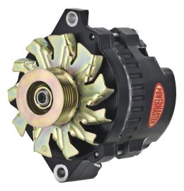 Alt, GM CS130 Black 140A 6 grv Pulley, Str, Mtg 6.14" Unthreaded Mtg Ear 1-Wire or OE Hookup