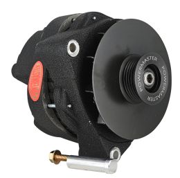 Alt GM Diesel CS144 Black Wrinkle 200A 1987-1995 6.5L Diesel 6 Groove Pulley