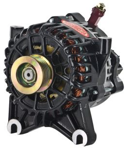 Alt, Ford 6G Black 155A 6 grv Pulley, Small Frame V Mtg 4.6L SOHC "Mustang" I-D-A VR