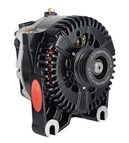 Alt, Ford 4G Black 200A 6 grv Pulley, V Mtg PCM Controlled LI-SIG-A VR