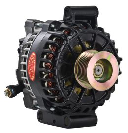 Alt, Ford 6G Black 200A 8 grv Pulley, Large Frame Transverse Mtg I-D-A VR