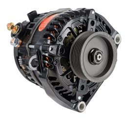 Alt GM HPR LF Denso Black 250A 3" 6 grv Under Drive Pulley LS Truck mtg 1-Wire 16.8 Preset 