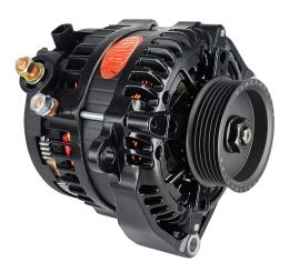 Alt GM Denso Black 250A 3" 6 grv Under Drive Pulley 2 pin OE Hookup FR-L VR HPR