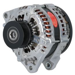 Alt, Denso Polish 250A 6 grv Clutch Pulley, Saddle Mtg Ford Mustang 2011-14 HPR