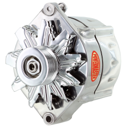 Alt, GM 12SI Polish 150A Smooth Look™ 6 grv Pulley, 1 or 3 Wire