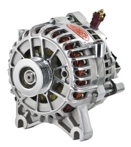 Alt, Ford 6G Polish 200A 6 grv Pulley, Large Frame V Mtg 4.6L "Crown Vic",I-D-A VR