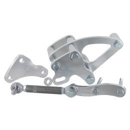 Bracket, Billet Aluminum SB Ford for GM Alts with Clockwise w/Pump ('79-85 Mustang)