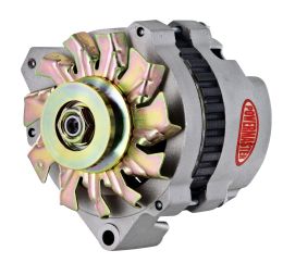 Alt, GM CS130 Natural 105A 1V Pulley, Offset Left Mtg Side BAT Post 1-Wire or OE Hookup