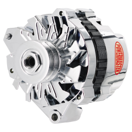 Alt, Chrysler Upgrade CS130 Type Chrome 140A 2V Pulley, w/spacers 1-Wire
