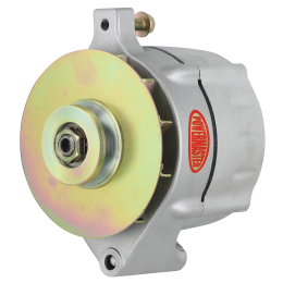 Alt, Ford Upgrade Natural 150A Smooth Look™ 1V Pulley, & Baffle 1-Wire