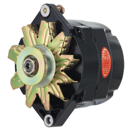 Alt, Jeep Upgrade, Black 100A 1V Pulley, Motorola Replacement 1" Mtg Spool 1-Wire