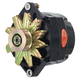 Alt, Jeep Upgrade, Black 150A 6 grv Pulley, Motorola Replacement 1" Mtg Spool 1-Wire