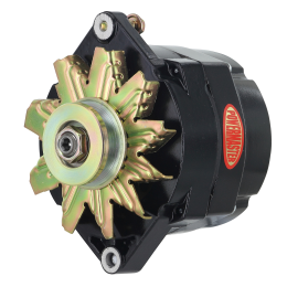 Alt, Jeep Upgrade, Black 150A 1V Pulley, Motorola Replacement 1" Mtg Spool 1-Wire