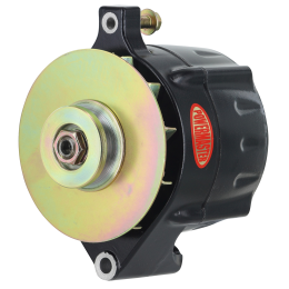 Alt, Ford Upgrade Black 100A Smooth Look™ 1V Pulley, & Baffle 1-Wire